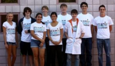 Group of high school students in an ACS Student Chapter
